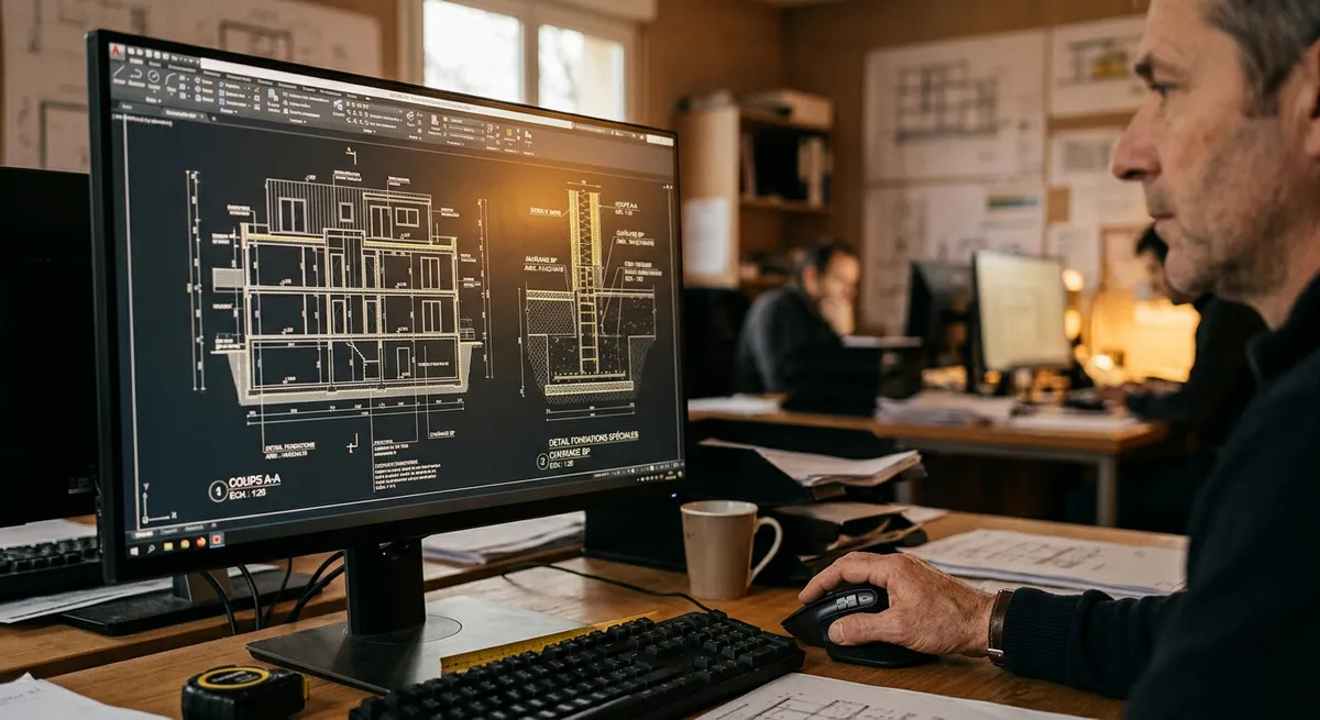 Plans techniques, DAO, CAO et modélisation BIM