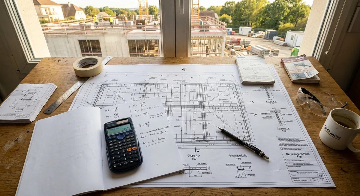 Calculs de structure, notes, plans EXE et visa PAE