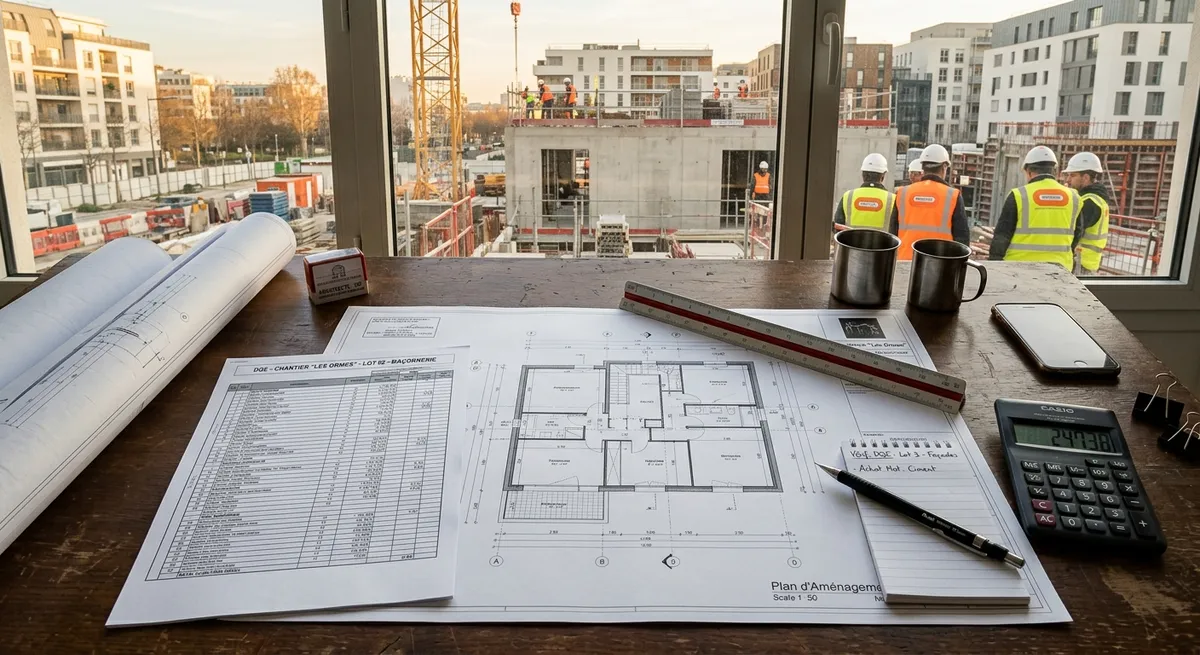 Métrés, DQE et vérification des décomptes entreprises