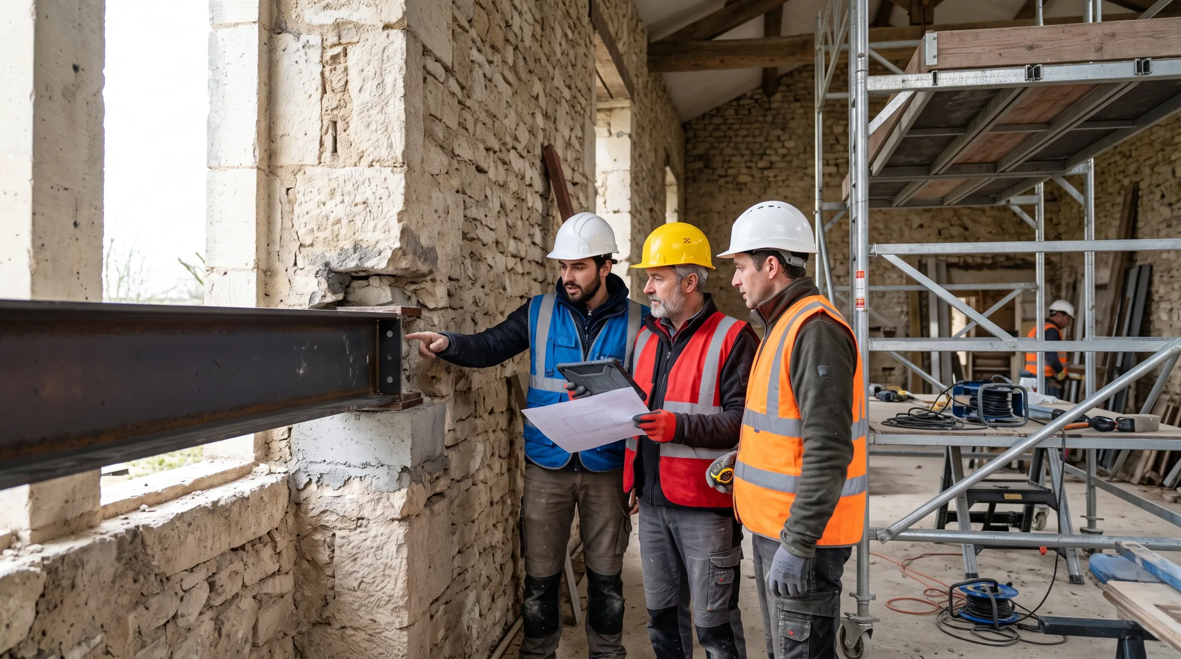 Chantier : constat d’un désordre, métier architecte