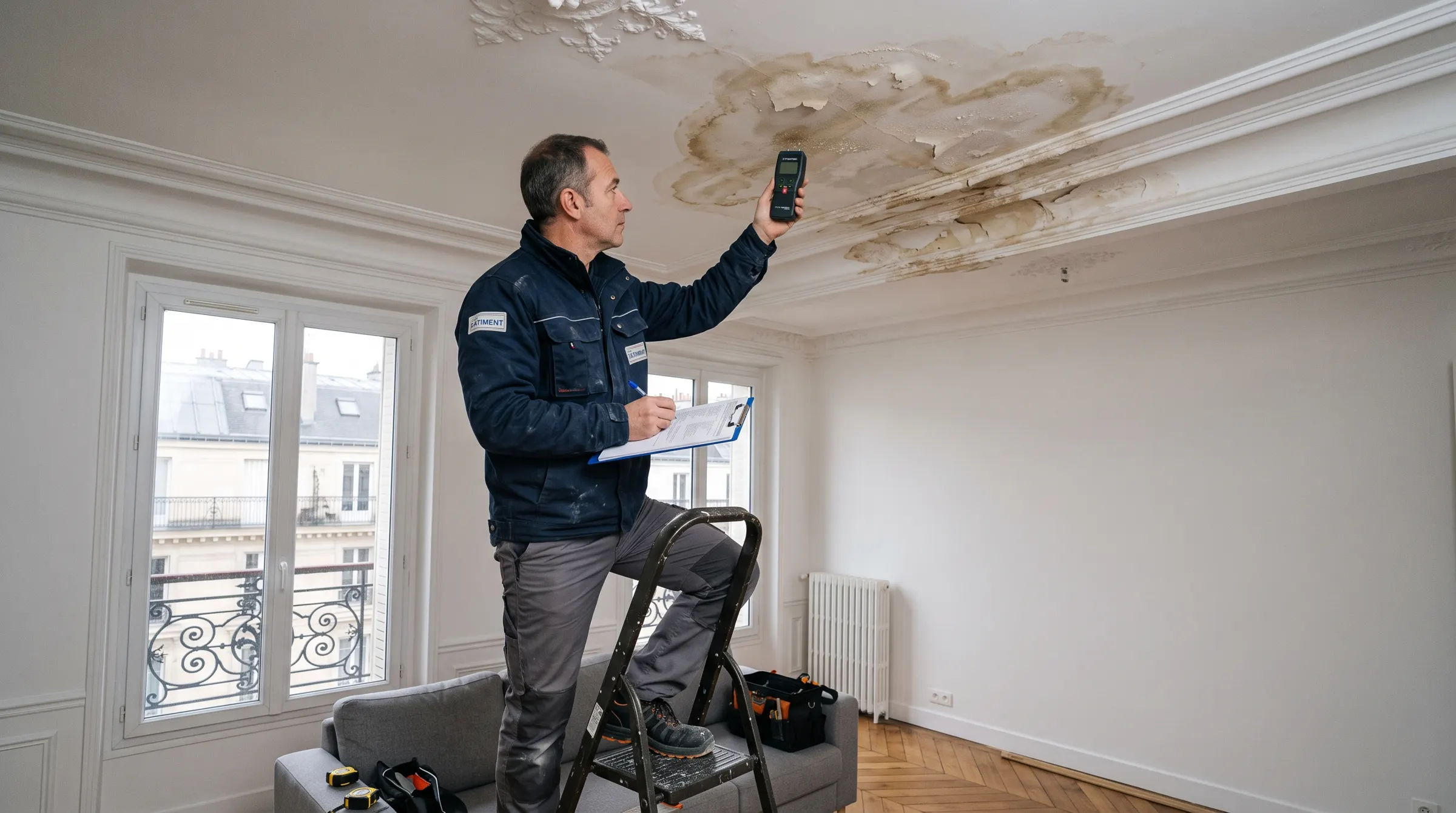 Chantier : constat d’un désordre, métier CNR