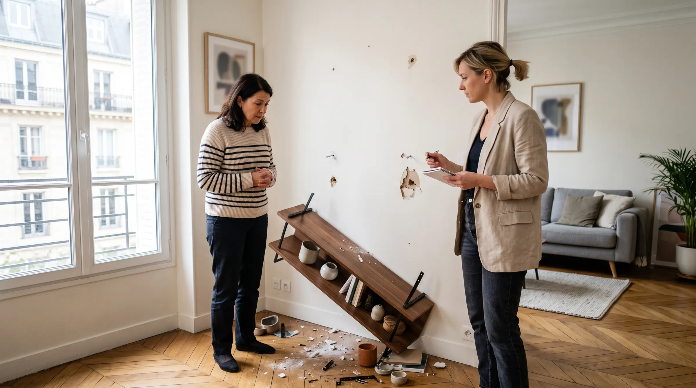 Chantier : constat d’un désordre, métier décorateur d’intérieur