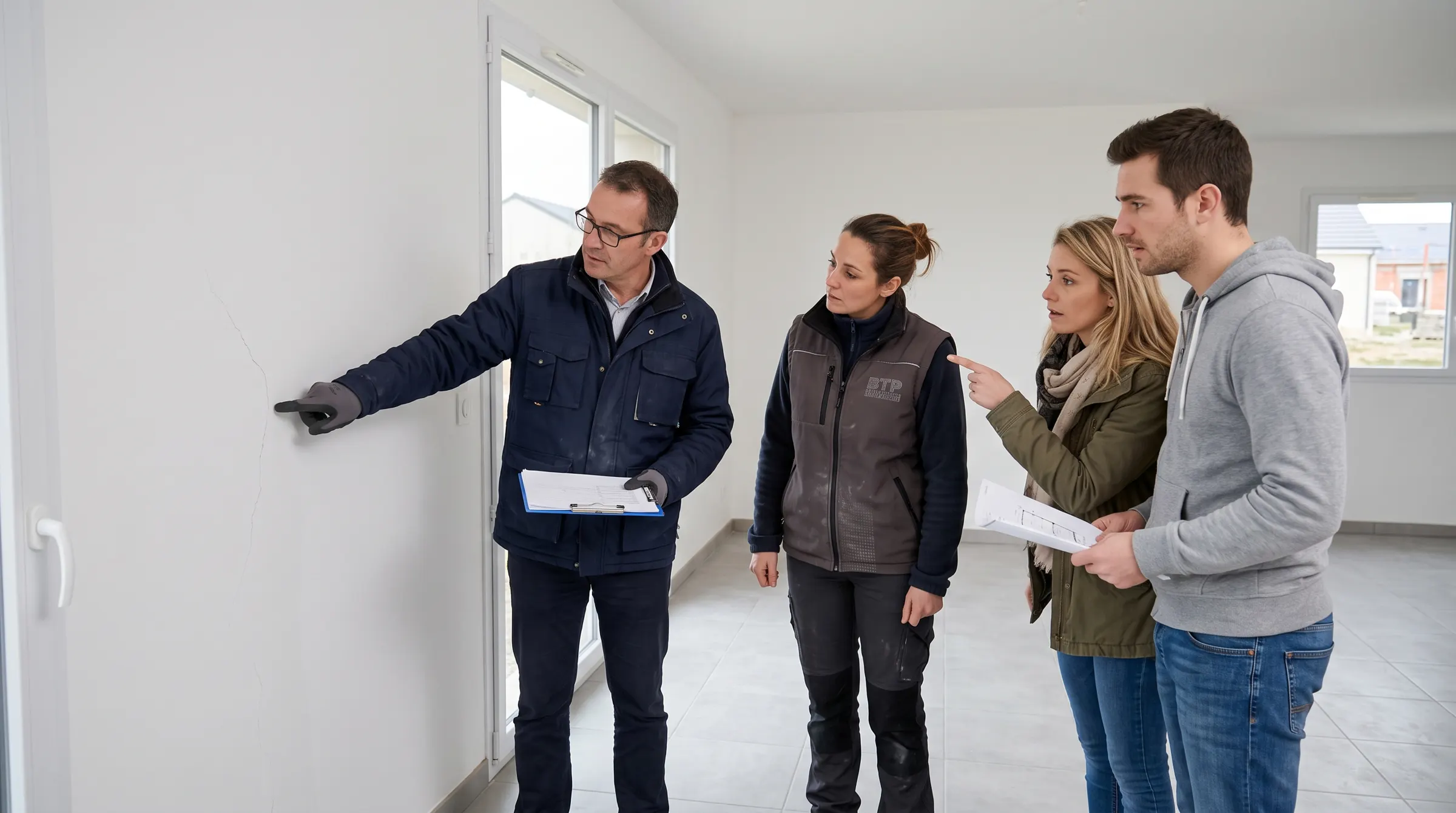 Chantier : constat d’un désordre, métier maître d’œuvre