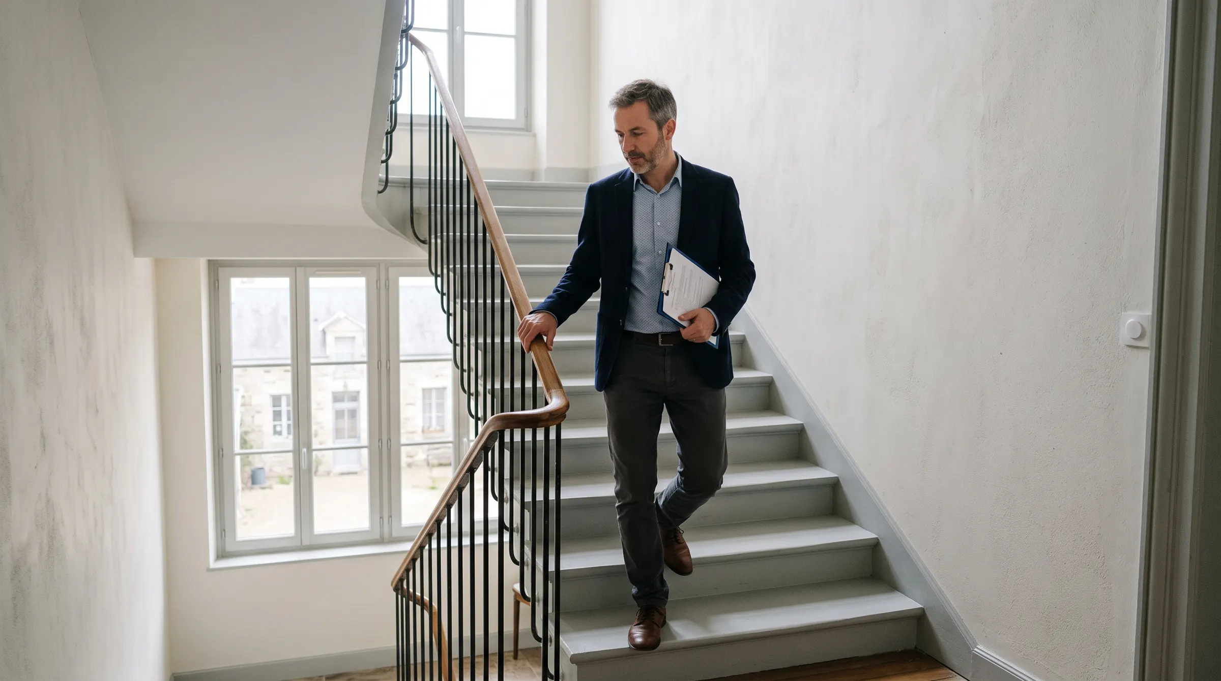 Constructeur non réalisateur (CNR) au travail sur un chantier